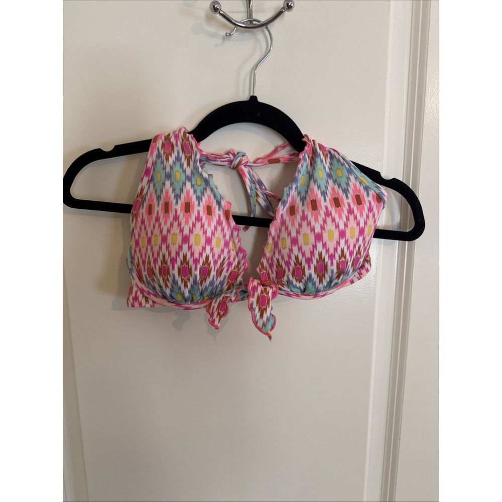 Victoria's‎ Secret Halter Bikini Top Aztec Print Size 34D